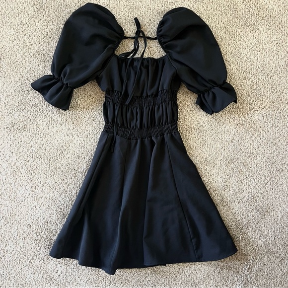 Black Ruffle Dress - NWOT - Picture 4 of 7